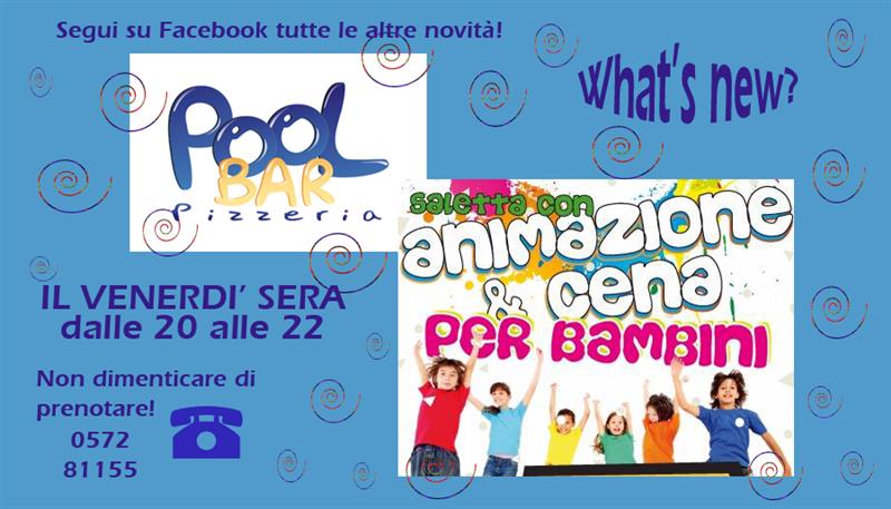 Al Pool Bar … il venerdì sera è sempre festa! Al Pool Bar … il venerdì sera è sempre festa!